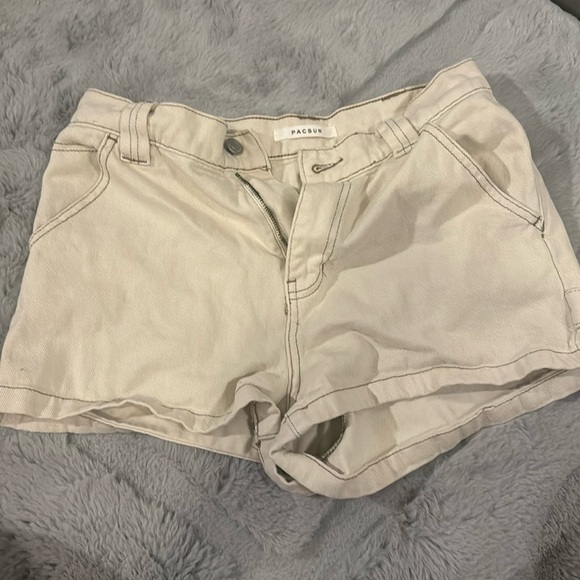 tan/brown pacsun jean shorts - Picture 1 of 4